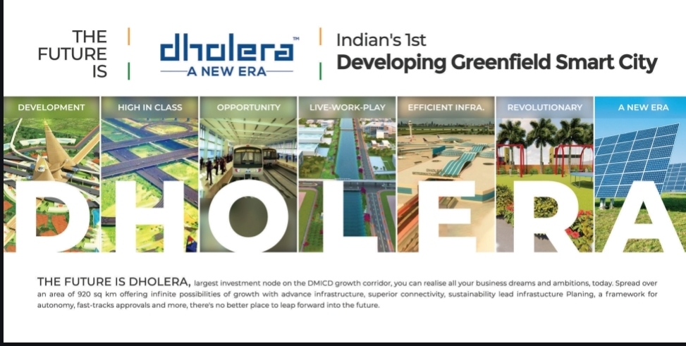 Dholera smart city india greenfield smart city development