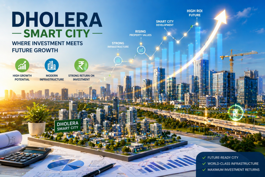 Dholera Smart City Safe Investment or Scam Dholera Smart City Investment Growth – High ROI Opportunity in Gujarat 📈