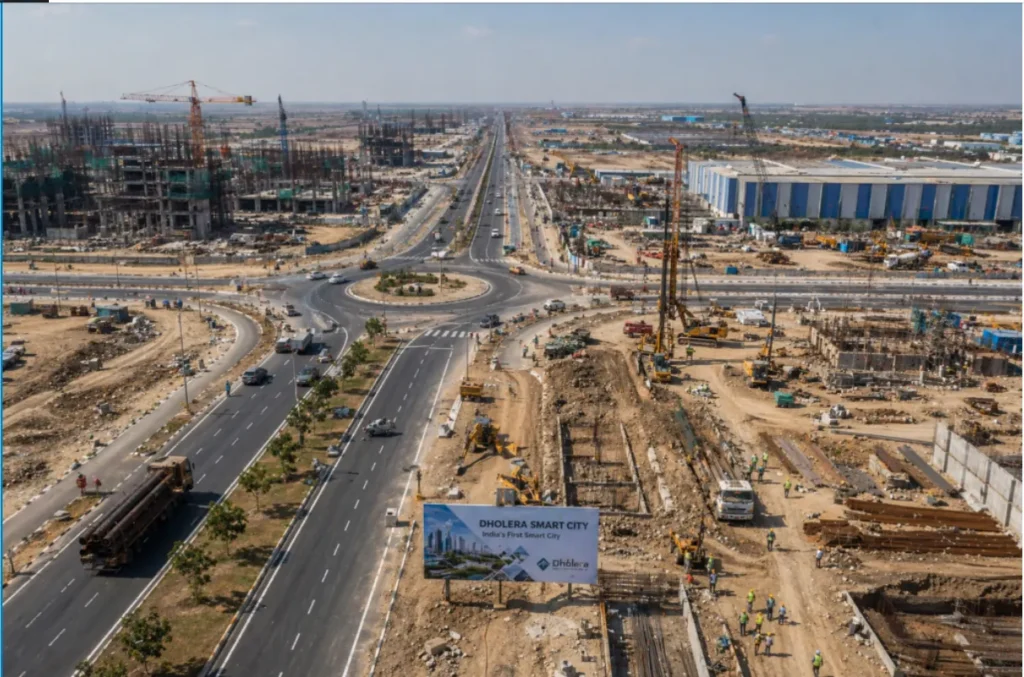 Buy Plot in Dholera Smart City development progress