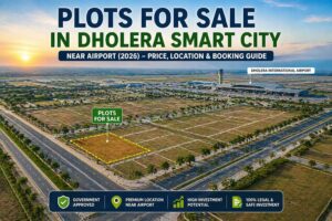 Plots for Sale in Dholera Smart City Near Airport (2026) – Price, Location & Booking Guide