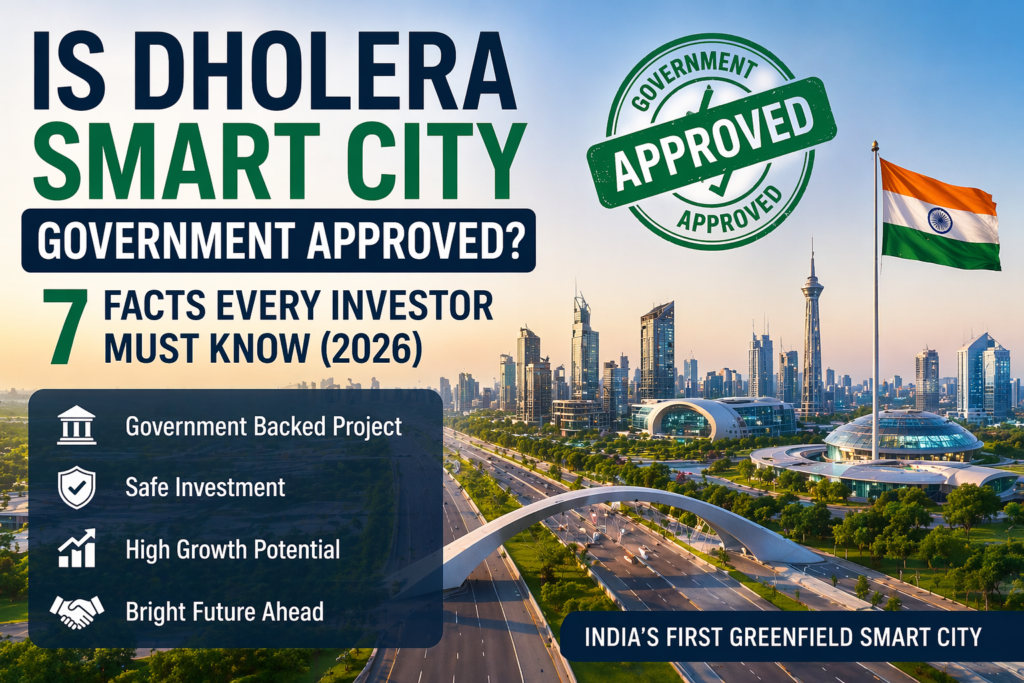is dholera smart city government approved investment guide